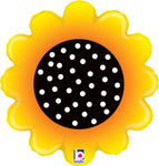 Sunny Sunflower 18″ Foil Balloon by Betallic from Instaballoons