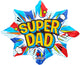 Super Dad Comic Starburst 28″ Balloon