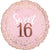 Sweet 16 Blush 28″ Foil Balloon by Anagram from Instaballoons