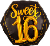 Sweet 16 Multi Balloon 30″ Foil Balloon by Anagram from Instaballoons