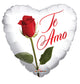 Te Amo Rosa Roja 18″ Balloon