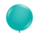 Globos de látex verde azulado de 36″ (10 unidades)