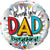 Thank You Dad for Everything 18″ Foil Balloon by Qualatex from Instaballoons