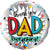 Thank You Dad for Everything 18″ Foil Balloon by Qualatex from Instaballoons