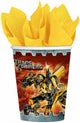 Vasos de papel Transformers 9 oz (9 unidades)