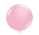 Globos de látex rosa bebé de 11″ (100 unidades)