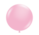 Globos de látex rosa bebé de 24″ (25 unidades)