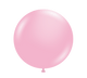 Globos de látex rosa bebé de 24″ (3 unidades)