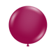 Globos de látex color burdeos de 24″ (3 unidades)