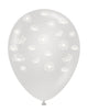 Pétalos transparentes impresos Globos de látex de 11″ (25 unidades)