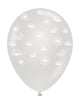 Clear Printed Petals 11″ Latex Balloons (25 count)