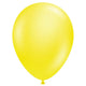 Globos de látex amarillo cristal de 11″ (100 unidades)