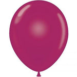 Tuftex Latex Crystal Burgundy 17″ Latex Balloons (50 count)