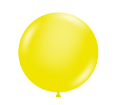 Tuftex Latex Crystal Yellow 17″ Latex Balloons (50 count)