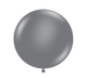 Globos de látex gris humo de 24″ (3 unidades)