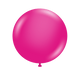 Globos de látex rosa intenso de 24″ (25 unidades)