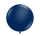 Globos de látex azul medianoche metálicos de 11″ (100 unidades)