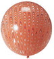 Globos de látex de 18″ de pavo real naranja (5 unidades)