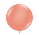 Rose Gold 24″ Latex Balloons (3 count)