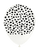 Tuftex Latex Spex Print on White 11″ Latex Balloons (25 count)