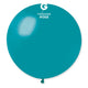 Turquoise 31″ Latex Balloon