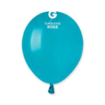 Turquoise 5″ Latex Balloons by Gemar from Instaballoons