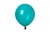 Turquoise 5″ Latex Balloons by Winntex from Instaballoons