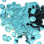 Turquoise Foil Confetti 1″ by Imported from Instaballoons