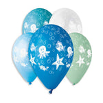 Under The Sea Printed 12″ Latex Balloons by Gemar from Instaballoons