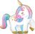 Unicorn 41″ Foil Balloon by Qualatex from Instaballoons