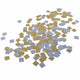1″ Square Gold & Silver Tissue Paper Confetti (0.5 oz.)