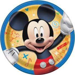 Unique Disney Mickey Roadster Round Dessert Plates 7″ (8 count)