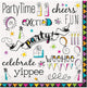 Doodle Birthday Beverage Napkins (16 count)