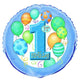 First Birthday Blue 18″ Balloon