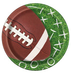 Unique Game Day Football Paper Plates 9″ (8 count)