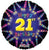 Unique Happy 21st Birthday 18″ Balloon