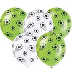 Unique Latex 3D Soccer Print 12″ Latex Balloons (5 count)