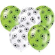 3D Soccer Print 12″ Latex Balloons (5 count)
