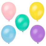 Unique Latex Assorted Pastel Helium Quality 12″ Latex Balloons (10)