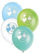 Baby Boy Stork Globos de látex de 12" (8 unidades)