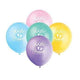 Baby Shower Globos de látex de 12" Colores pastel (6 unidades)