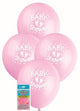 Baby Shower Pink Globos de látex de 12" (6 unidades)