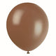 Globos de Latex Marrón Helio Calidad 12″ (10)