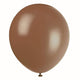 Brown Helium Quality 12″ Latex Balloons (10)