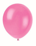 Unique Latex Bubblegum Pink Helium Quality 12″ Latex Balloons (10)