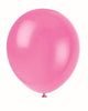 Globos de látex de 12″ con calidad de helio rosa chicle (10)