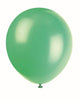 Globos de Latex 12″ Calidad Helio Verde Esmeralda (10)