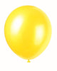 Globos Latex 12″ Amarillo Dorado Perlado (8)