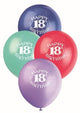 Globos de látex Happy 18th Birthday de 12" (6 unidades)