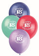Happy 18th Birthday 12″ Latex Balloons (6 count)